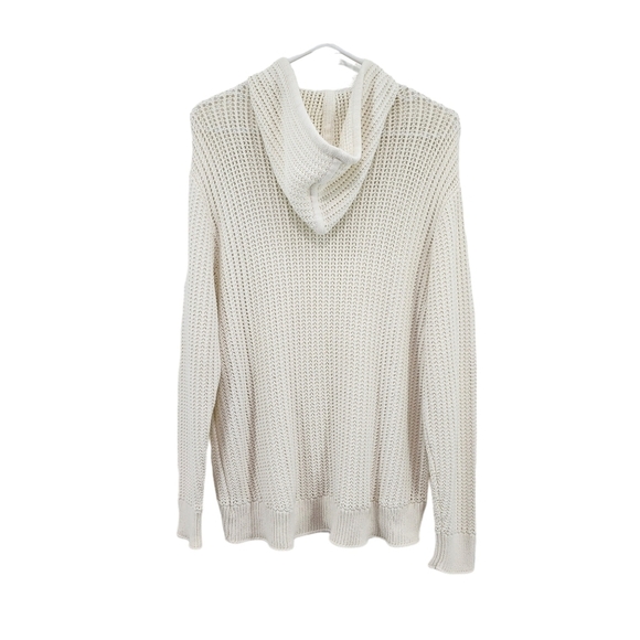 Athleta Women's Amity Cotton Blend Mesh Knit Hoodie - L - Picture 7 of 8